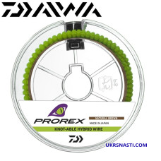 Поводковый материал Daiwa Prorex Hybrid Knotable Wire Brown диаметр 0,226мм размотка 6м коричневый